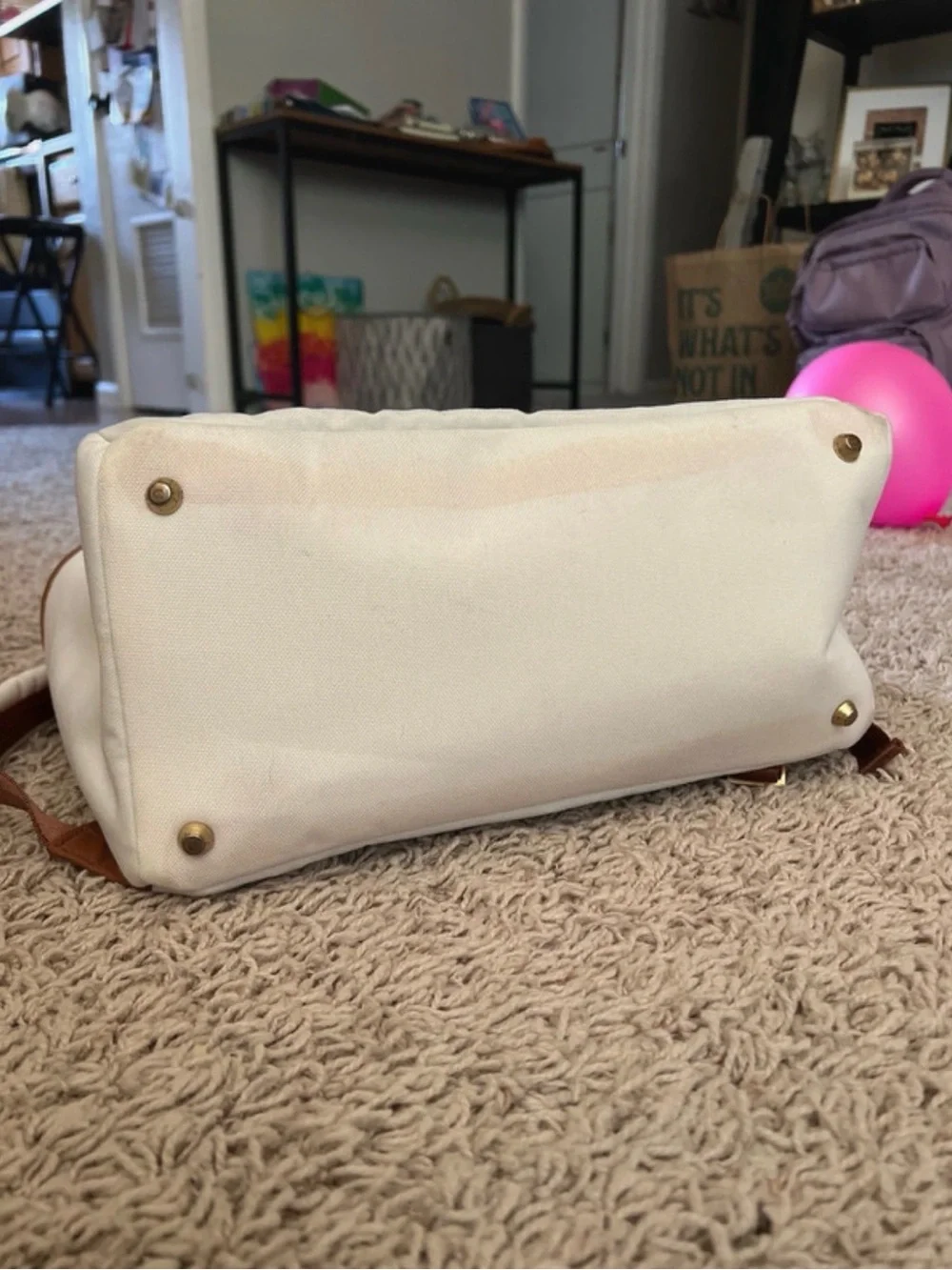 Classic Diaper Bag II - Heritage by Freshly Picked white